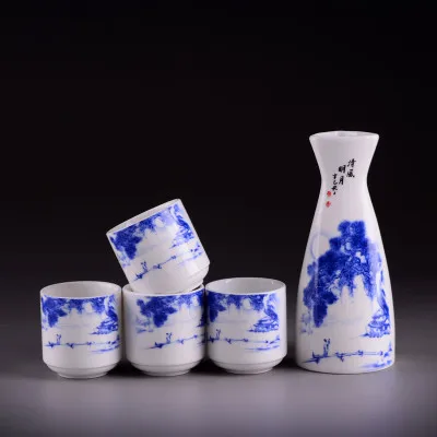 Изысканный керамический винный набор(Qingfeng Mingyue