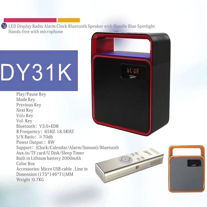 musky Wireless Bluetooth Speakers Support TF Card