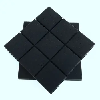 

4 pcs Soundproofing Foam Studio Acoustic Sound Treatment Absorption Wedge Tile 30*30*5cm