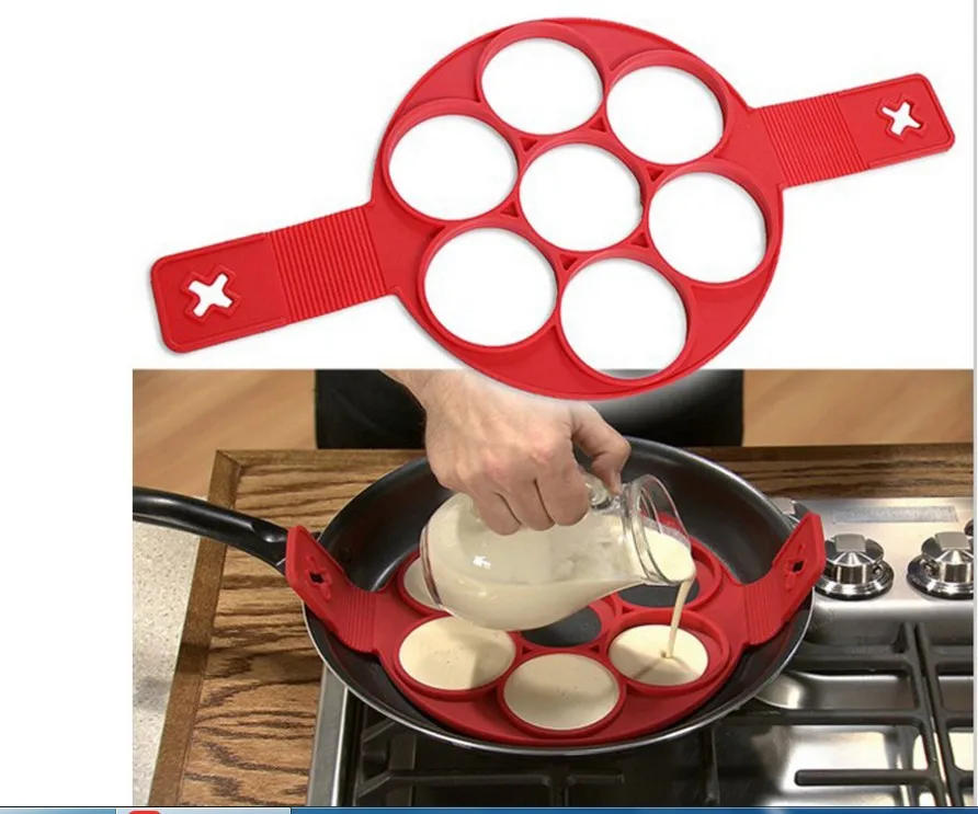 Silicone pancakes maker fast and easy to make perfect egg pancakes fashion baking toolsbaking