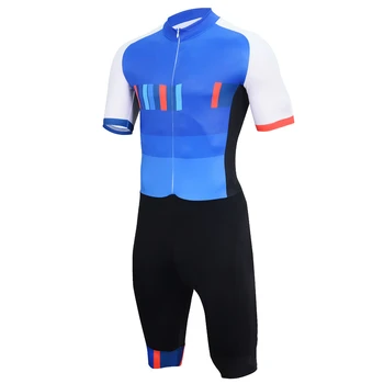 

High Quality Cycling Skinsuit Triathlon Speedsuit Trisuit All in one Short Sleeve Speedsuit Jumpsuits Road Bike Suits