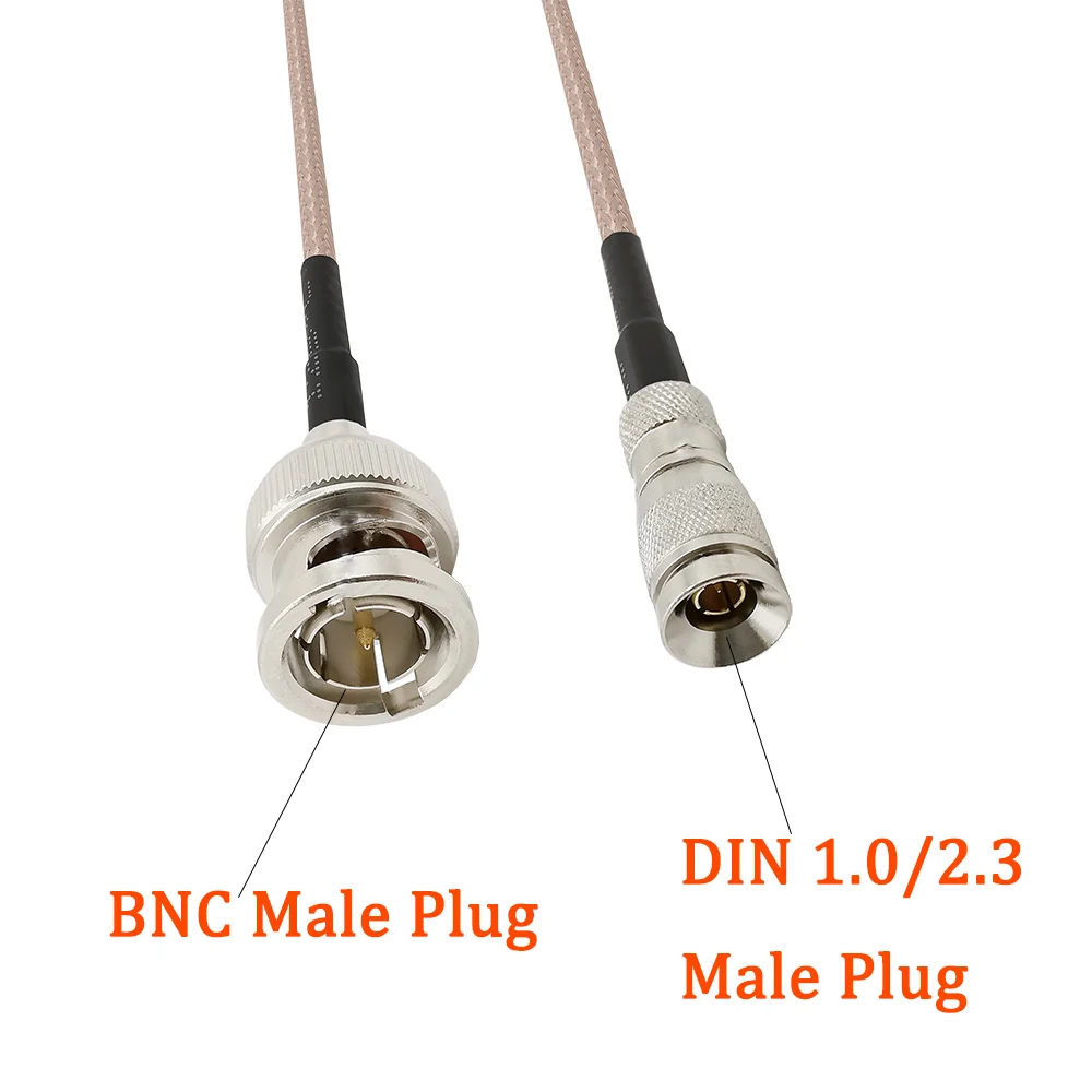 BNC Male to DIN 1.0/2.3 Plug RG179 Pigtail Cord Coax Cable 75 Ohm RF Connector SDI Vedio 1/3/6/9/12M | Обустройство дома