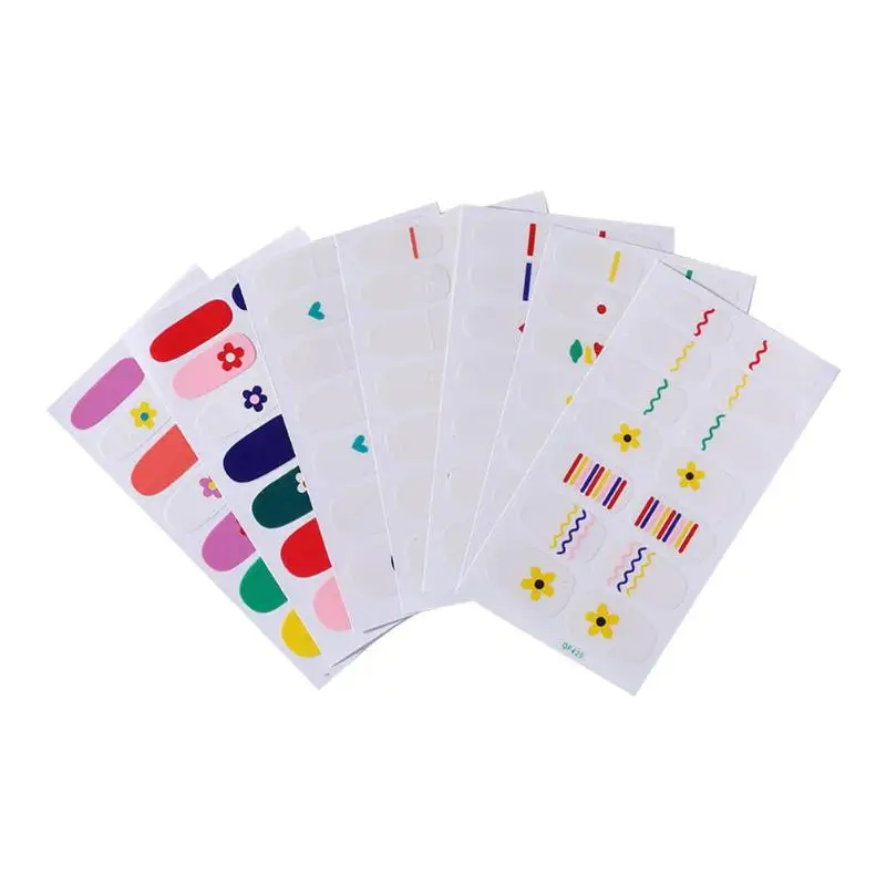 7pcsNailArtStickersSetWaterDecalSliderWrapsDecorWatermarkTipsNailArtDIYDecorationsNailArtDecals