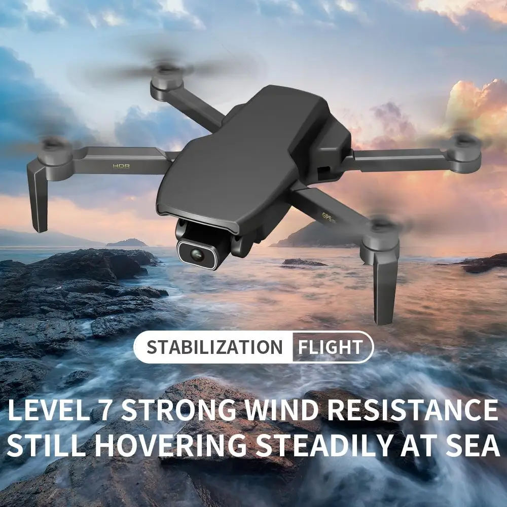 GPS Дрон L108 с 4K ESC и ХД двойная Камера 5G Wi Fi FPV потока следите за Квадрокоптер