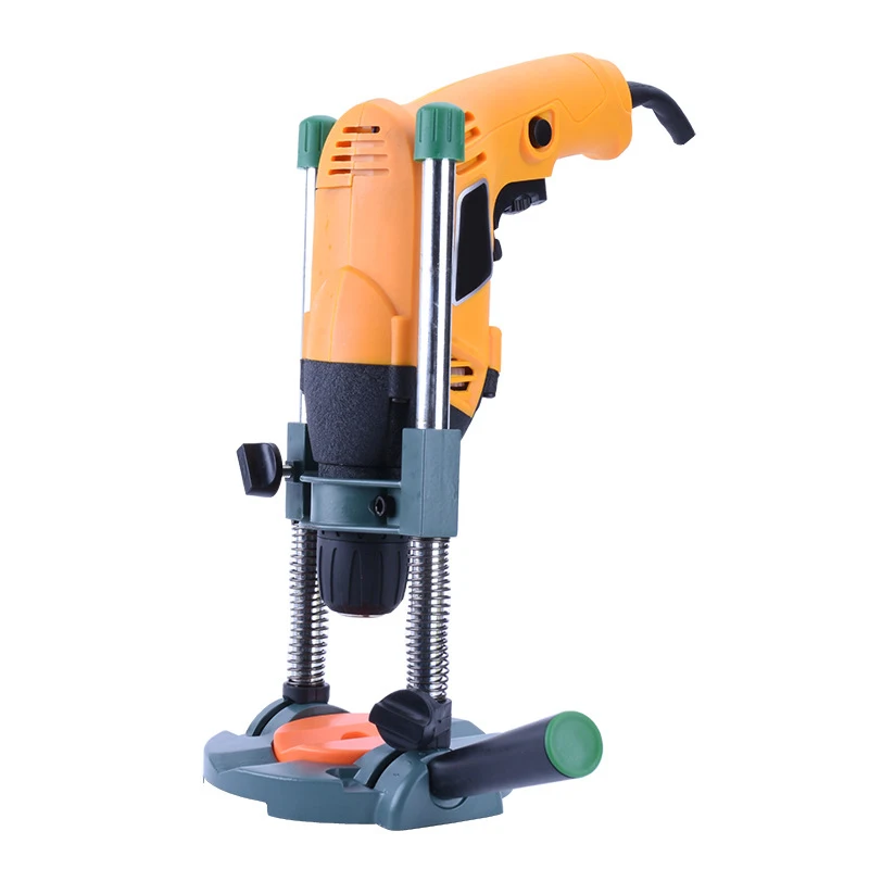 

Multi-function Drill Stand Woodworking Adjustable Angle Drill Holder Bracket Rack WWO66