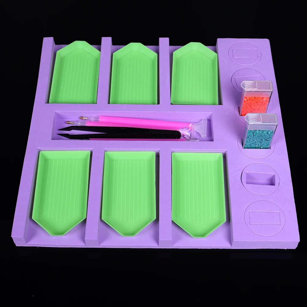 Diamond Painting Tray Organizer Holder DIY Kits With Accessory Christmas Gift | Дом и сад