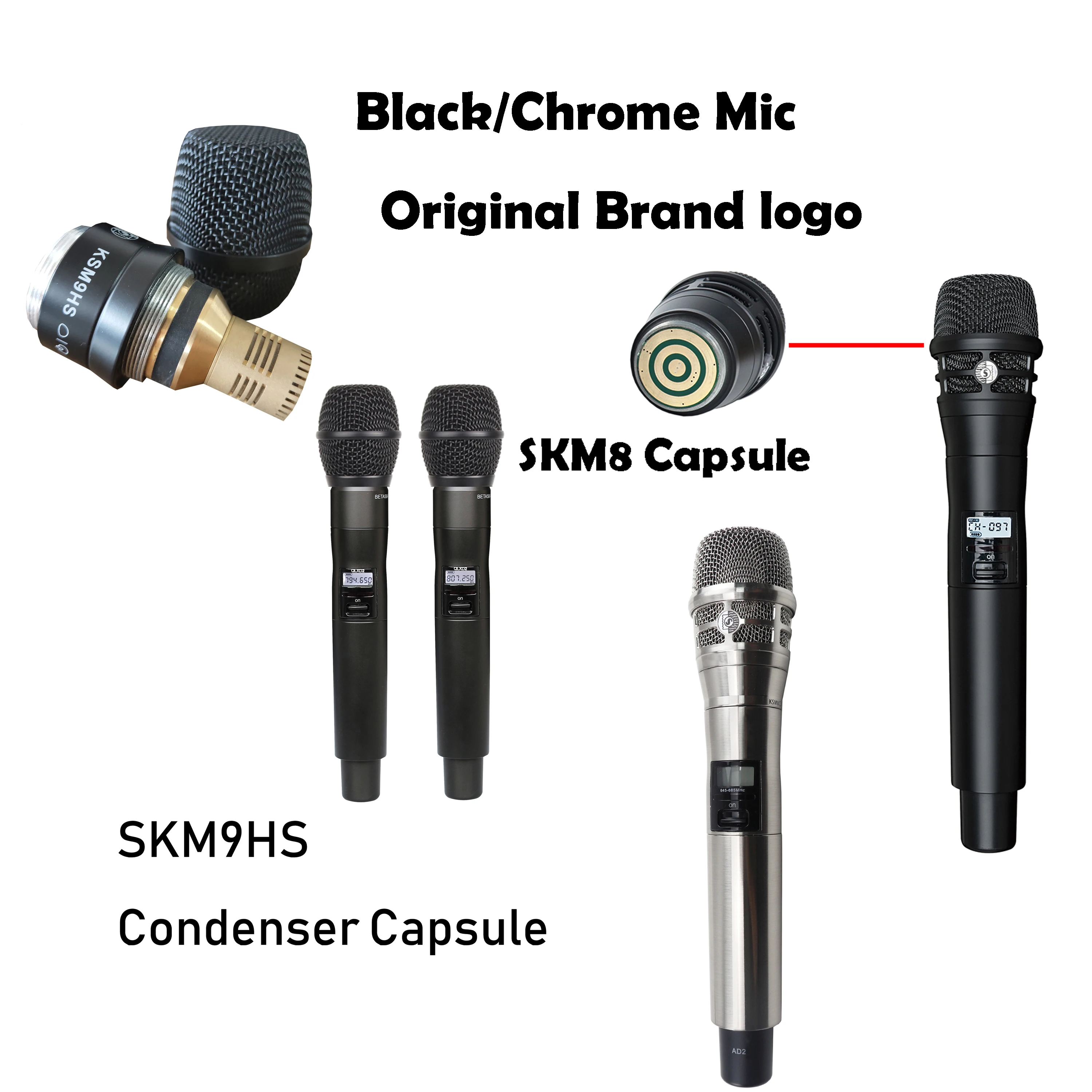 Leicozic AD4D/KSM9 900/500/600Mhz 무대 마이크 무선 시스템 콘덴서 Microfone 핸드 마이크 Lavalier Microfono UHF Microfon