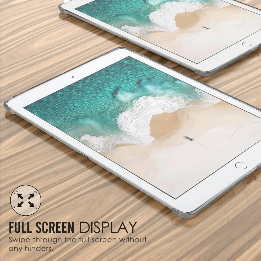 Чехол MoKo для iPad Air (3 го поколения) 10 5 дюйма 2019/iPad Pro 2017 прозрачный чехол