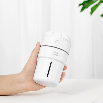 

Air Humidifier Mini Portable Home Car Aromatherapy USB Humidifier 2 modes for office home with night lamp