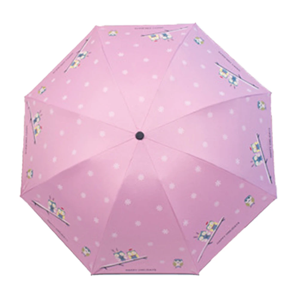 Pink Зонт девушка Многоцветный портативный Зонт уличный зонтик от солнца ручной Мини Путешествия дома жизни складной подарки Мода - Цвет: Pink