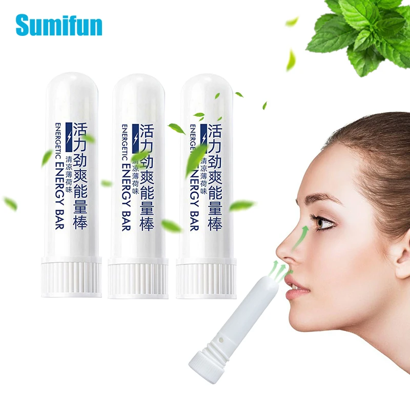 

3pcs Nasal Inhaler Mint Cream Original Nasal Essential Oil Rhinitis Nose Cool Herbal Ointment Refreshing Artifact 1.8g