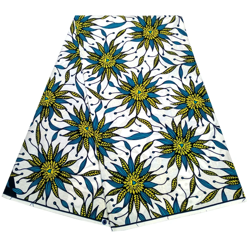 

Воск ткань 100% хлопок Африканское Новое поступление высокое качество печать современный Повседневный Анкара настоящий воск гарантировано для платья Ежедневно 6 ярдов