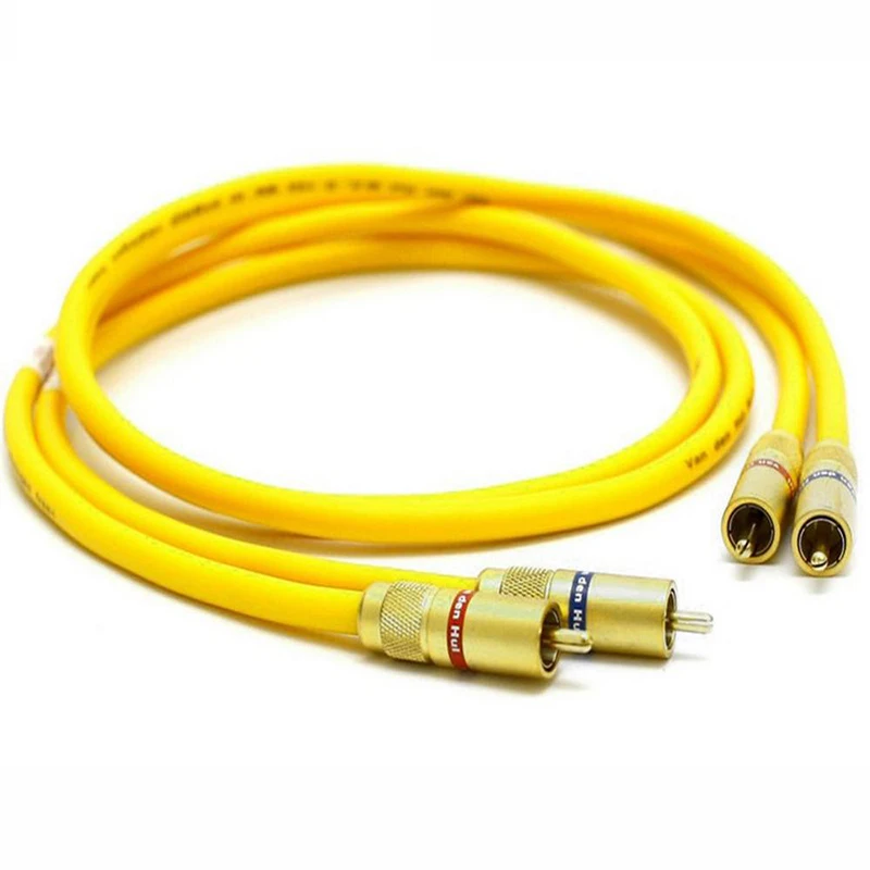 Coppia A28 Van Den Hul Vdh Hybrid Rca Audio Cavo Di Interconnessione Hi-End 2Rca Maschio A Maschio Cavo Audio
