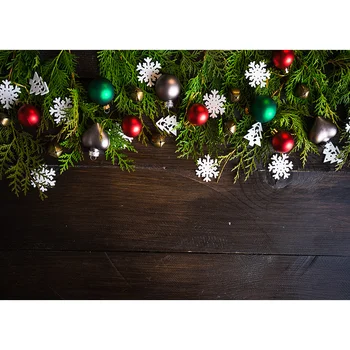 

Vinyl Custom Photography Backdrops Wood planks Christmas bay newborn Theme Photo Studio Background 191027SS-0325