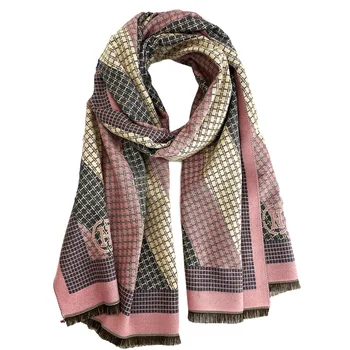 

Luxury Women Cashmere Scarf Winter Pashmina Warm Shawls and Wraps Lady Print Thick Blanket Neck Scarves Bufanda AD053