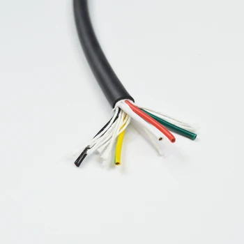 

TRIUMPHCABLE / SHENGPAI Black High flexible 10 M RVV 1.0 mm 2/3/4/5 cores strand copper power wire soft cables multi core cable