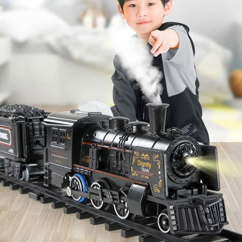 Wooden Toy Train Winter Alpine Express By Manhattan Toy