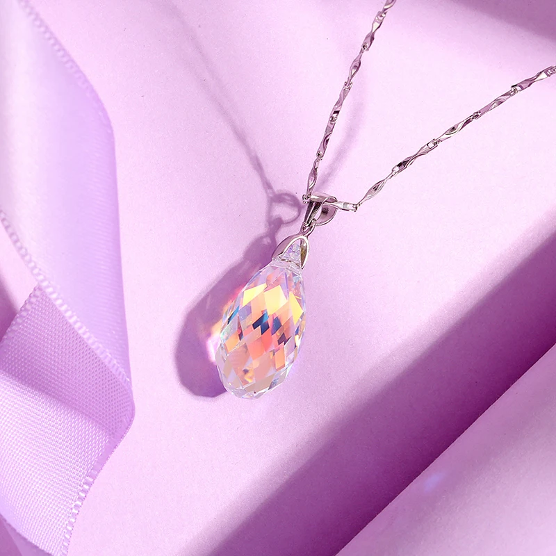 Роскошный ювелирный набор с кисточками кристаллами от Swarovski подвеска ожерелье длинные висячие серьги красочные бусы для женщин Свадьба