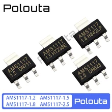 10 pces AMS1117 1.2/1.5/1.8/2.8 sot223 estabilizado semicondutores de tensão diy kits de componentes acústicos arduino nano integrado