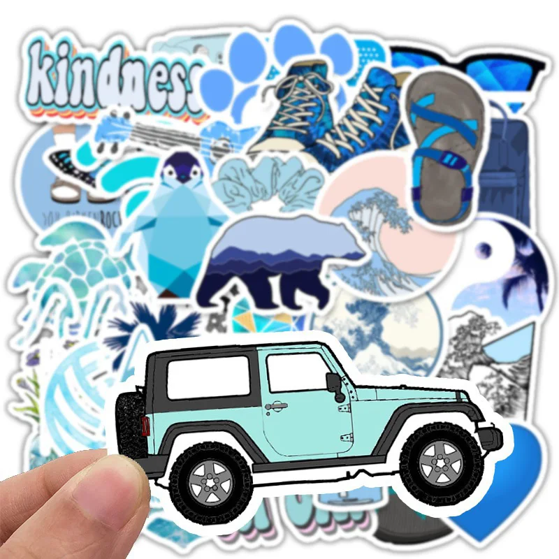 50 pieces/set Anime VSCO Stickers for Wall Decor Fridge Motorcycle Bike Laptop Phone stickers Car Cartoon Go Hike stickers toys