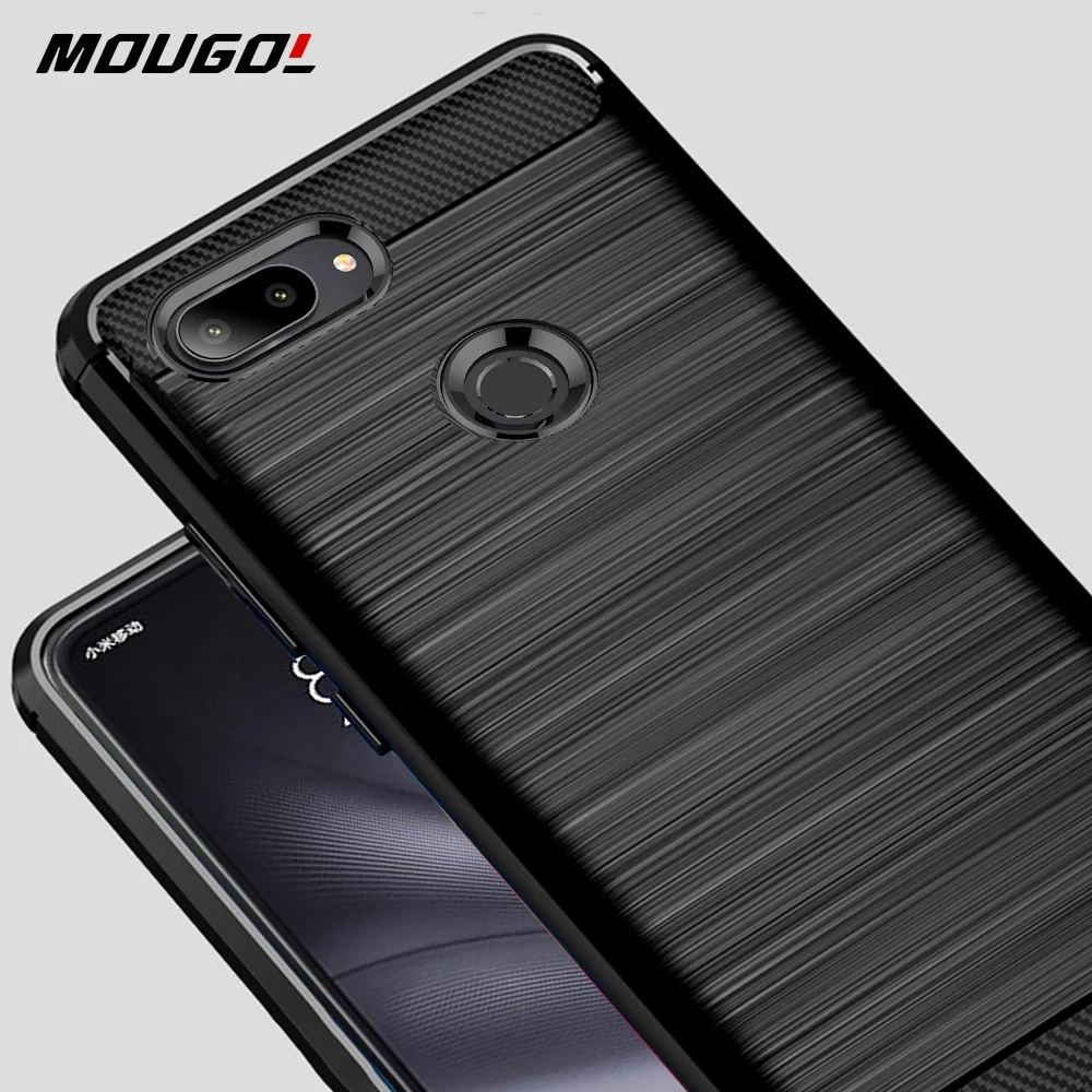 

For Mi 8 Lite Case Carbon Fiber Cover Shockproof Phone Case for Xiaomi Mi 9 Pro Mi8 Lite Cover Flex Bumper Full Protection Shell