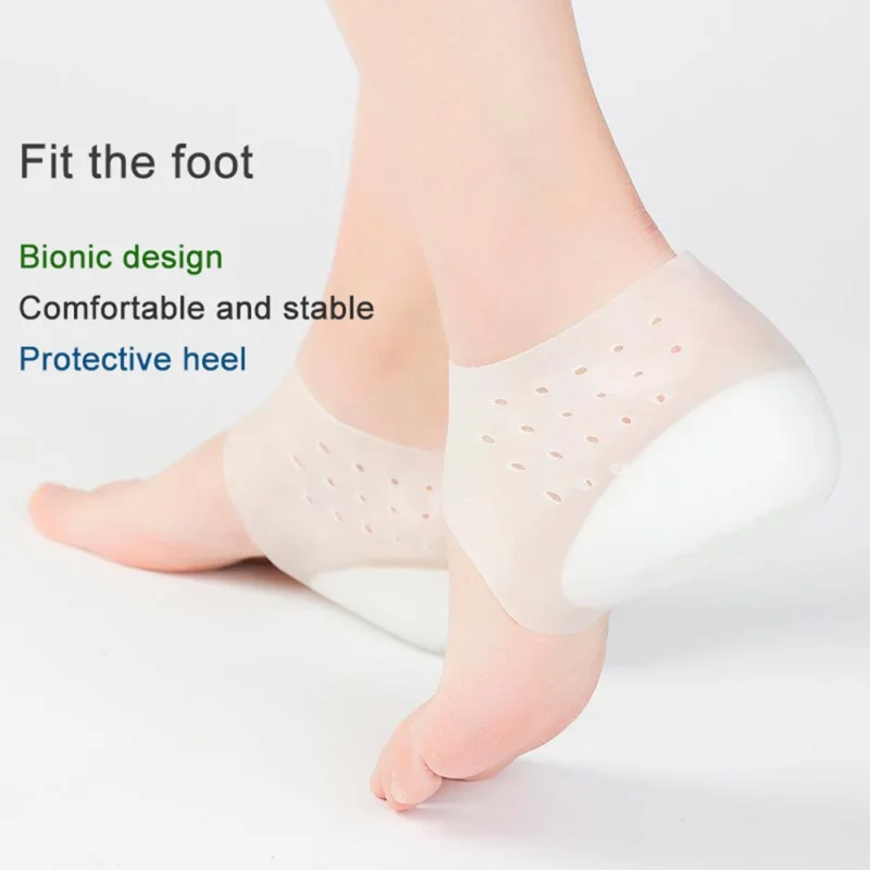 

Unisex Comfortable Invisible Heightened Bionic Silicone Insole Size 35-43