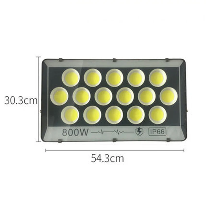 LED 스포트라이트 야외 1000W 800W 600W 300W 200W LED 투광등 220V 240V 방수 IP66 LED 반사경 프로젝터 투광등
