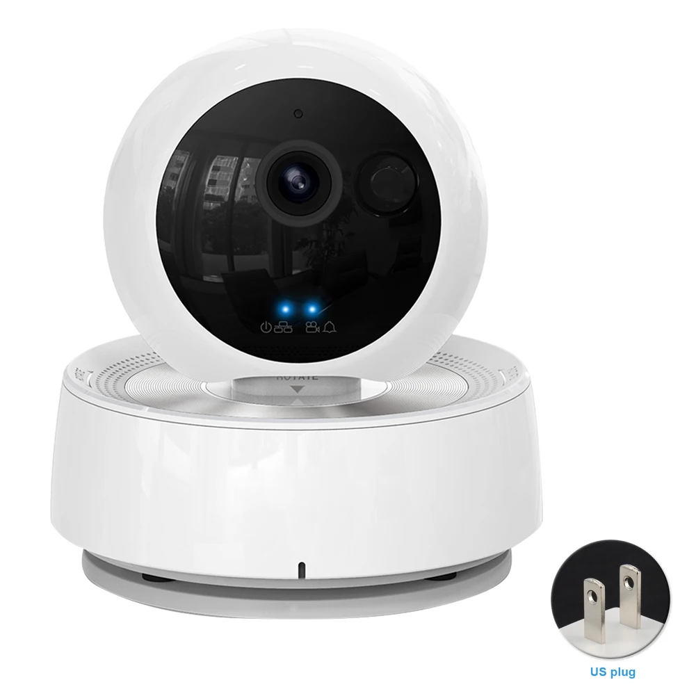 

Dog Cat Webcam 1080P HD Video Two Way Audio Wireless Night Vision Home Security 360 Rotating Surveillance IP Camera Pet Monitor