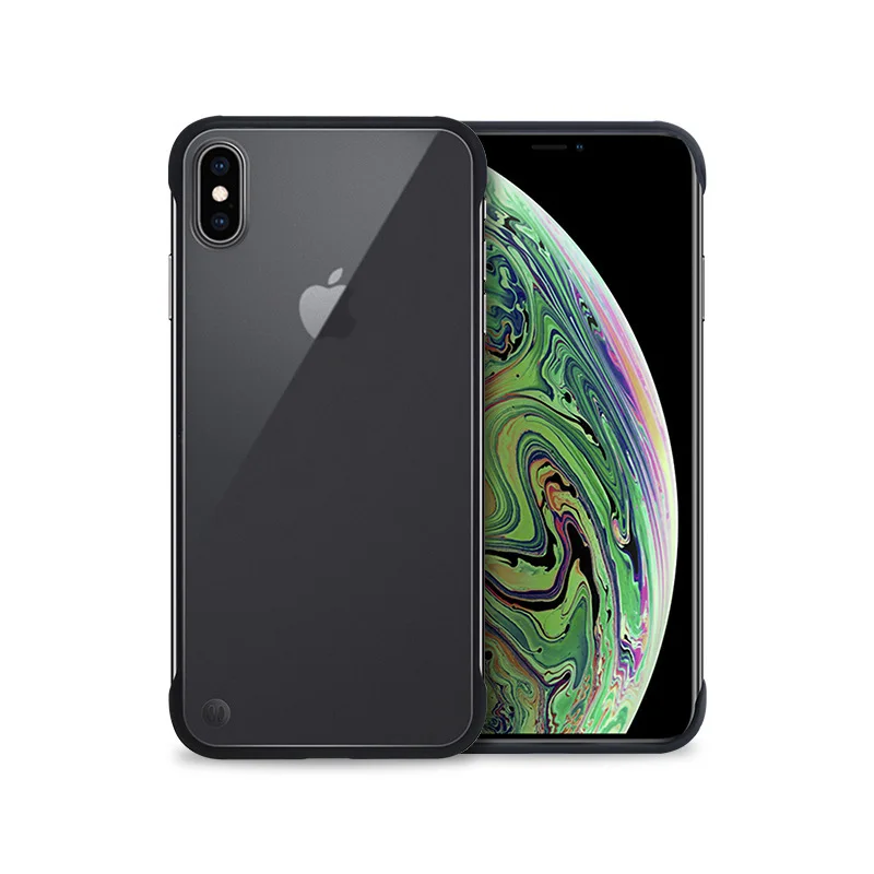 Ультратонкий чехол для телефона iPhone 6 6s 7 8 Plus X Xs Max Xr Прозрачный матовый