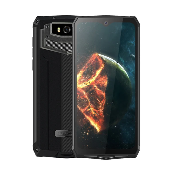 Серый Blackview BV9100 IP68 13000 мАч прочный смартфон 6," FHD+ 4 Гб 64 Гб Helio P35 Восьмиядерный Android9.0 30 Вт Быстрая зарядка мобильного телефона - Цвет: Серый