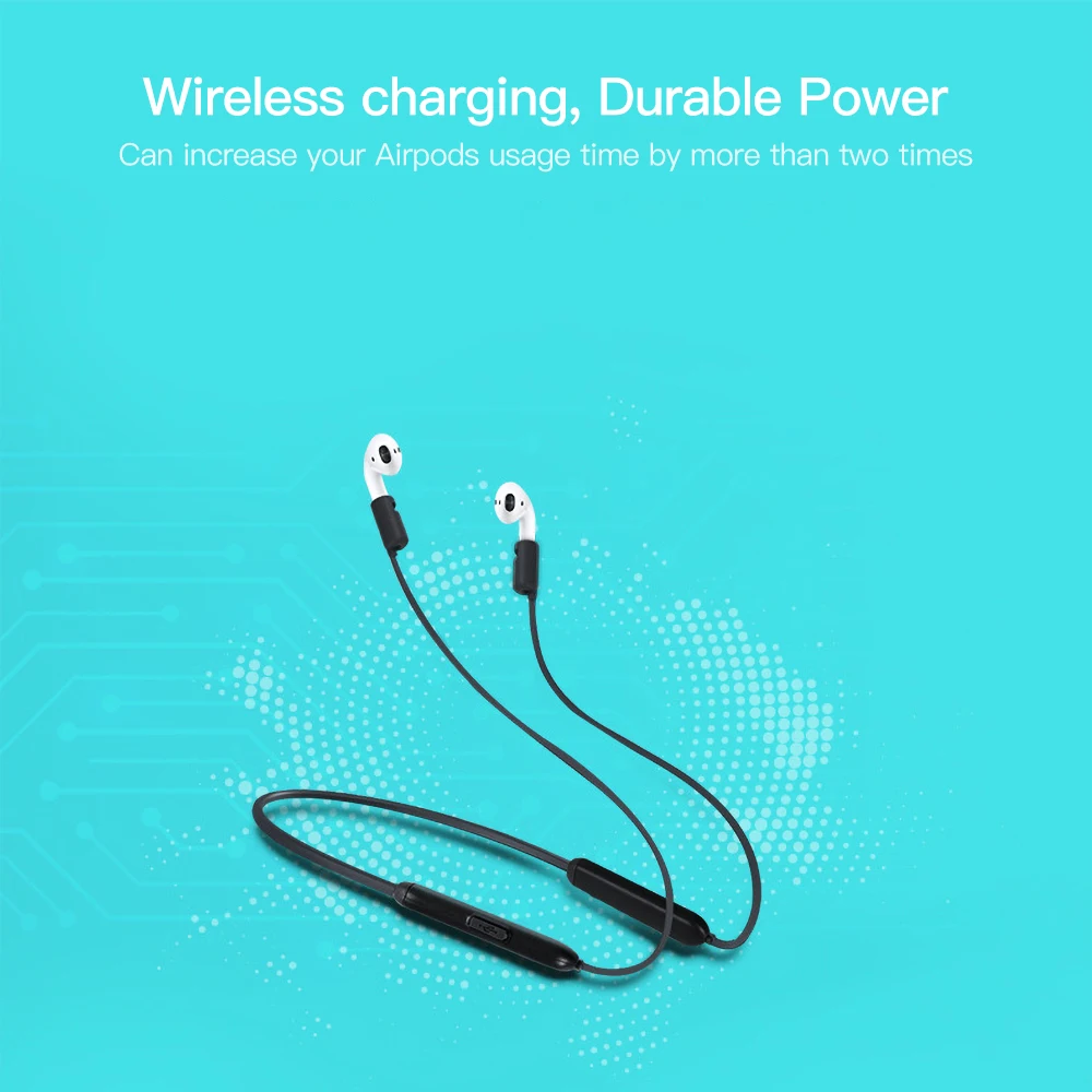 Meeker для AirPods ремешок для наушников провод Bluetooth наушники анти-потеря зарядный кабель для AirPods перезарядка питания спортивный слинг