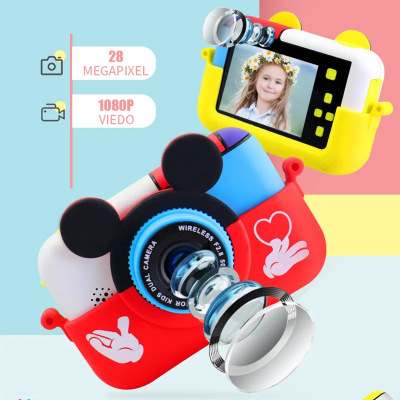 

New 2800W 2.4 Inch MP3 Music Digital Camara Kids Kamera Children Mini Camera for Christmas Birthday Gift