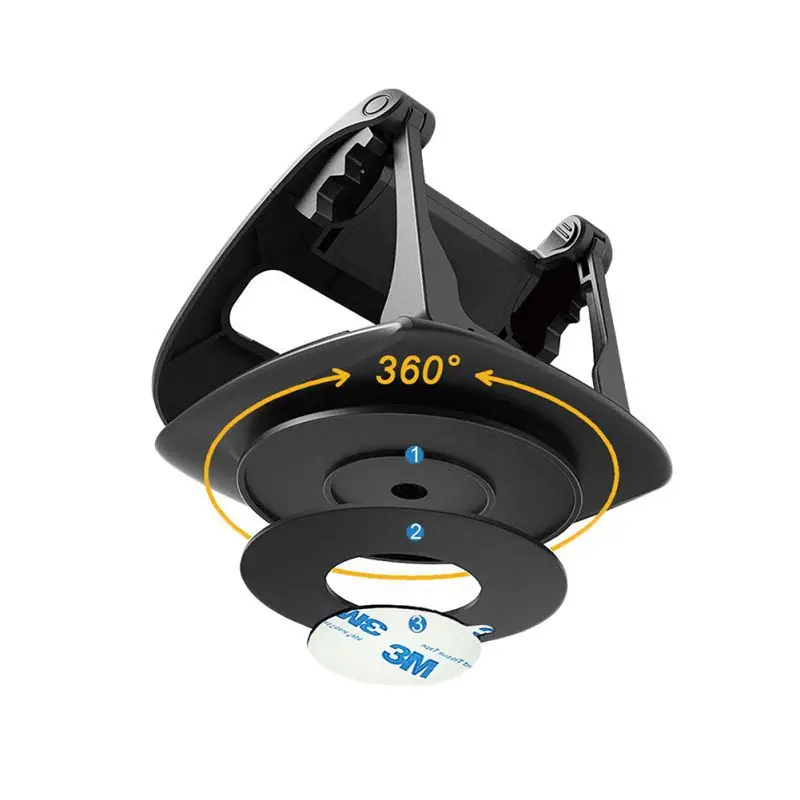 Вращающийся на 360 ° Регулируемый автомобильный держатель телефона телефон для передней панели крепление мобильного телефона gps кронштейн