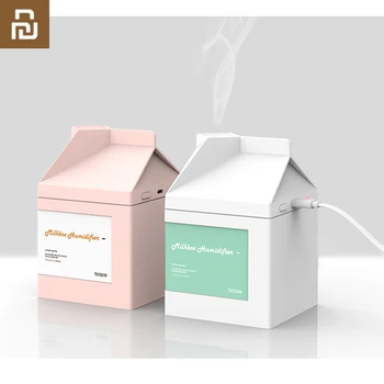 

Youpin Milk Box Humidifier 260ML Ultrasonic Air Humidifier Purifying Humidifier USB Charging Humidifier Best Gift
