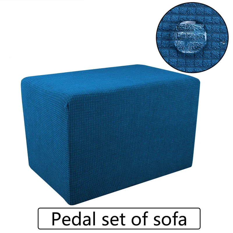 Водонепроницаемый флисовый чехол для дивана с педалью, эластичный чехол для дивана, аксессуары S/M/L - Цвет: blue
