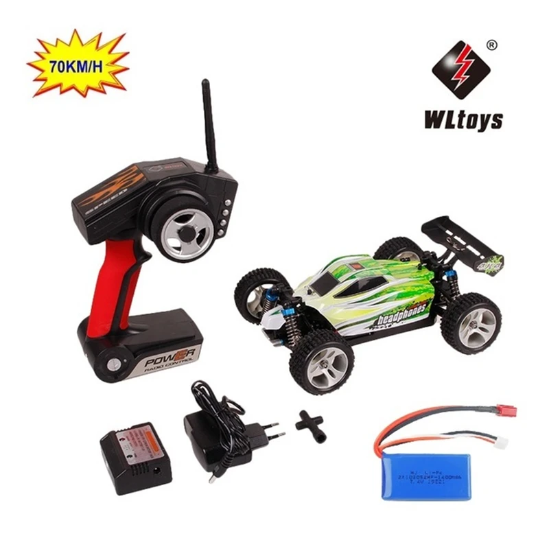 WLtoys Радиоуправляемая машина 4WD A959-B 70 км/ч высокая скорость трюк внедорожник 2,4 ГГц пульт дистанционного управления игрушки 1:18 Внедорожный гоночный автомобиль для детей Подарки