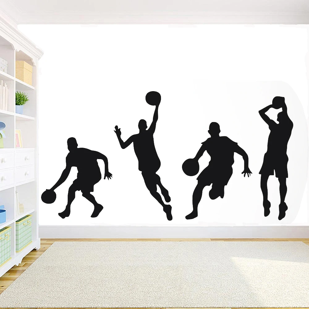Basketball Sports Wall Decal Basketball Games Player Silhouette Ball Wall Sticker Vinyl Home Boys Bedroom Design Decor X249 Basketball Sports Wall Decal Basketball Games Player Silhouette Ball Wall Sticker Vinyl Home Boys Bedroom Design Decor X249