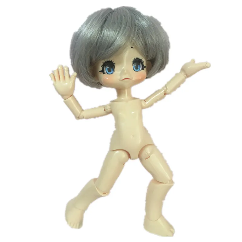 1/6 23 см BJD куклы 3D глаза пластиковые подвижные куклы тела мальчика DIY коричневого золота волосы мужские игрушки куклы