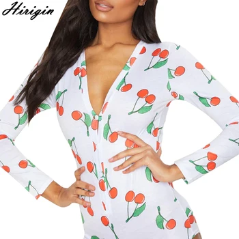 

Women Pajamas Cloud Dot Printed Long Sleeve Loose Night Clothes Buttons Sleeping Wear Women Sleepwear