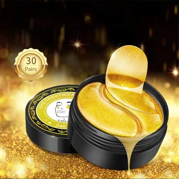 

Eye Mask To Remove Fine Wrinkles Eye Bag 24K Gold Eye Patches Collagen Moisturizing Eye Mask Eye Care Drop shipping