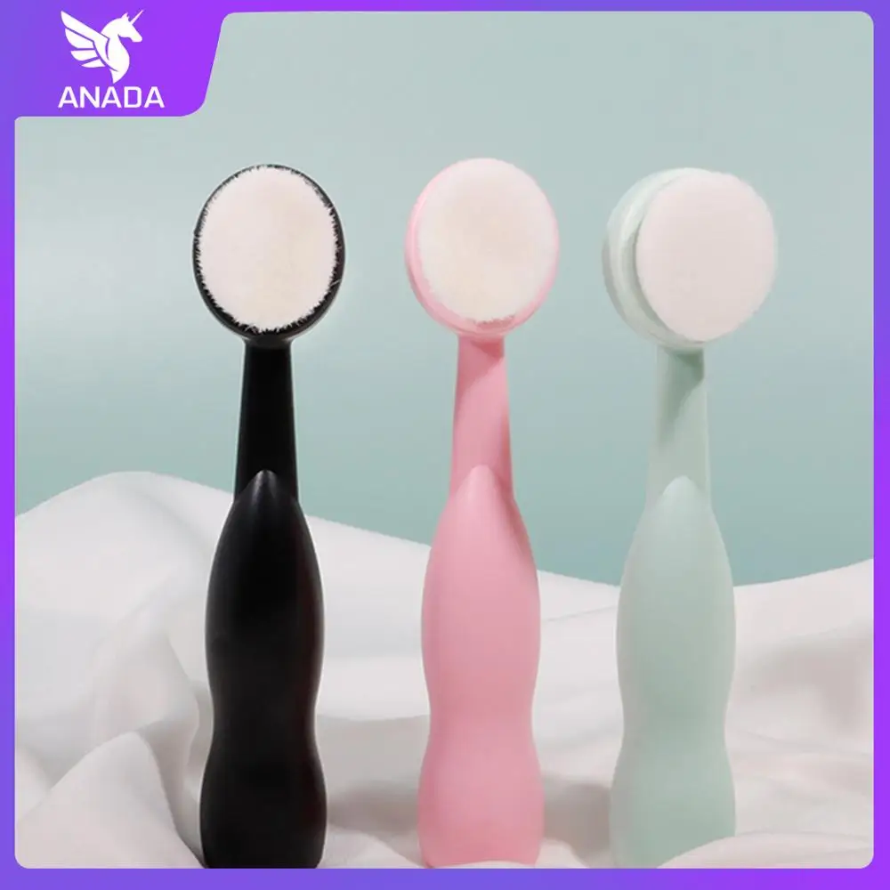 

Anada Face Cleaning Brush Portable Facial Exfoliating Brush Deep Cleanse Wash Suitable For All Skin Types Skin Care Tool