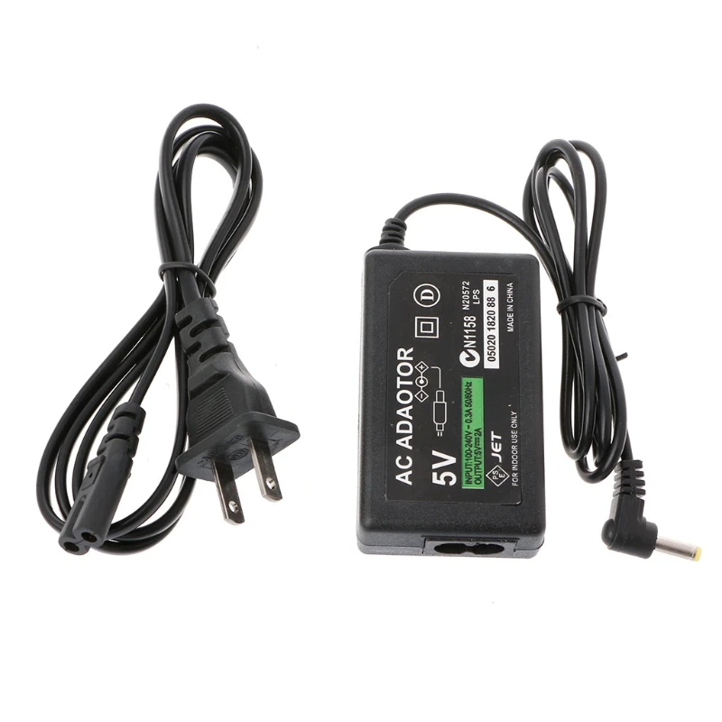 Adaptador de cargador de pared, Cable de fuente de alimentación de CA para PSP 1000 2000 3000, enchufe de la UE/EE. UU. C7AA