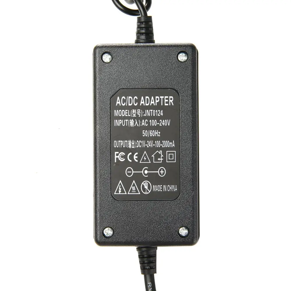 США Plug AC адаптеры постоянного тока 1-24 в Регулируемый вольт адаптер питания 95*52*32 мм для вентилятора насоса контроллер скорости двигателя Mayitr