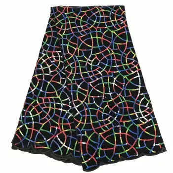 

African Dresses For Women Nigeriane, African Textiles Lace Purple, Sequins Velvet Net Lace Fabric