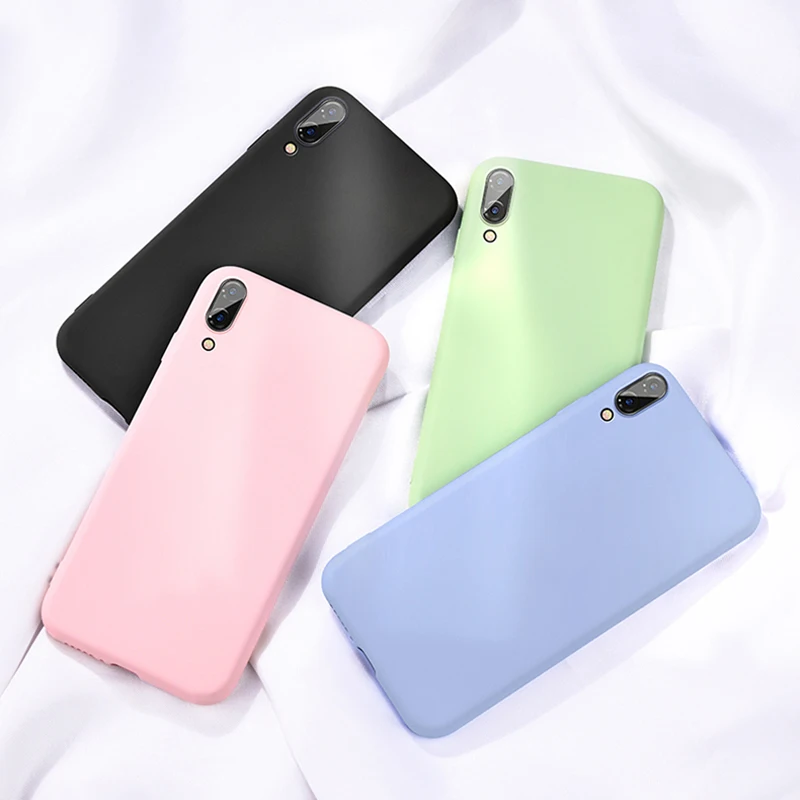 Тонкий мягкий чехол для samsung A10 A20 E A30 A40 A50 A60 A70 жидкий силикон для samsung S8 S9 S10 Plus Note 8, 9, 10