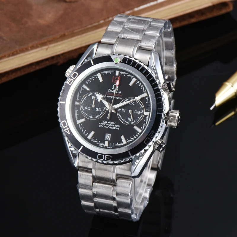 

Omega- Luxury Brand quartz women Watches Quartz Watch Stainless Steel Strap wristwatch classic business dress men watcs87