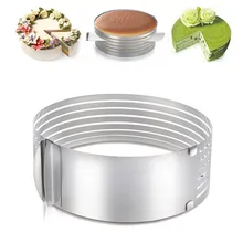Einstellbar Kuchen Cutter 3d Runde Kuchen Formen 6 Layered Backen Backen Werkzeug Zubehör für Küche Utensilien Neue Backformen Zubehör