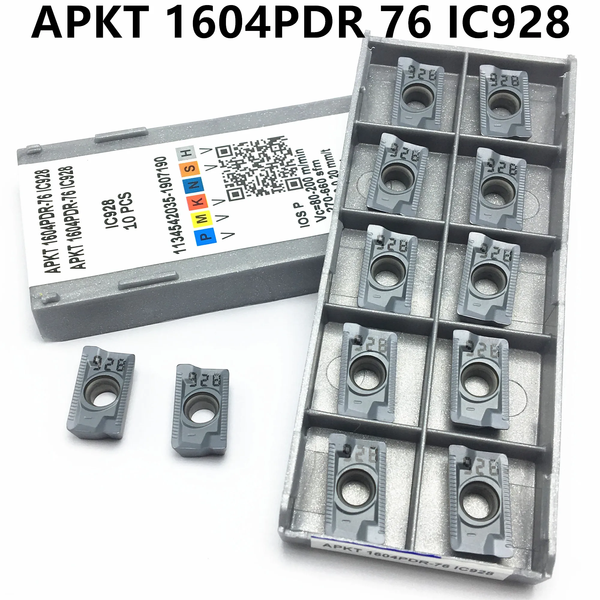 

10PCS APKT1604 PDER 76 IC928 turning tool carbide insert lathe tool APKT 1604 turning insert milling cutter