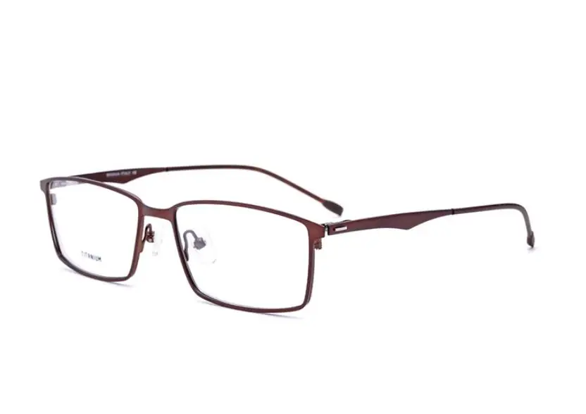 Ultralight pure titanium frames 822 business style men eyewear can be myopia reading glasses 1.74 anti-blue lenses
