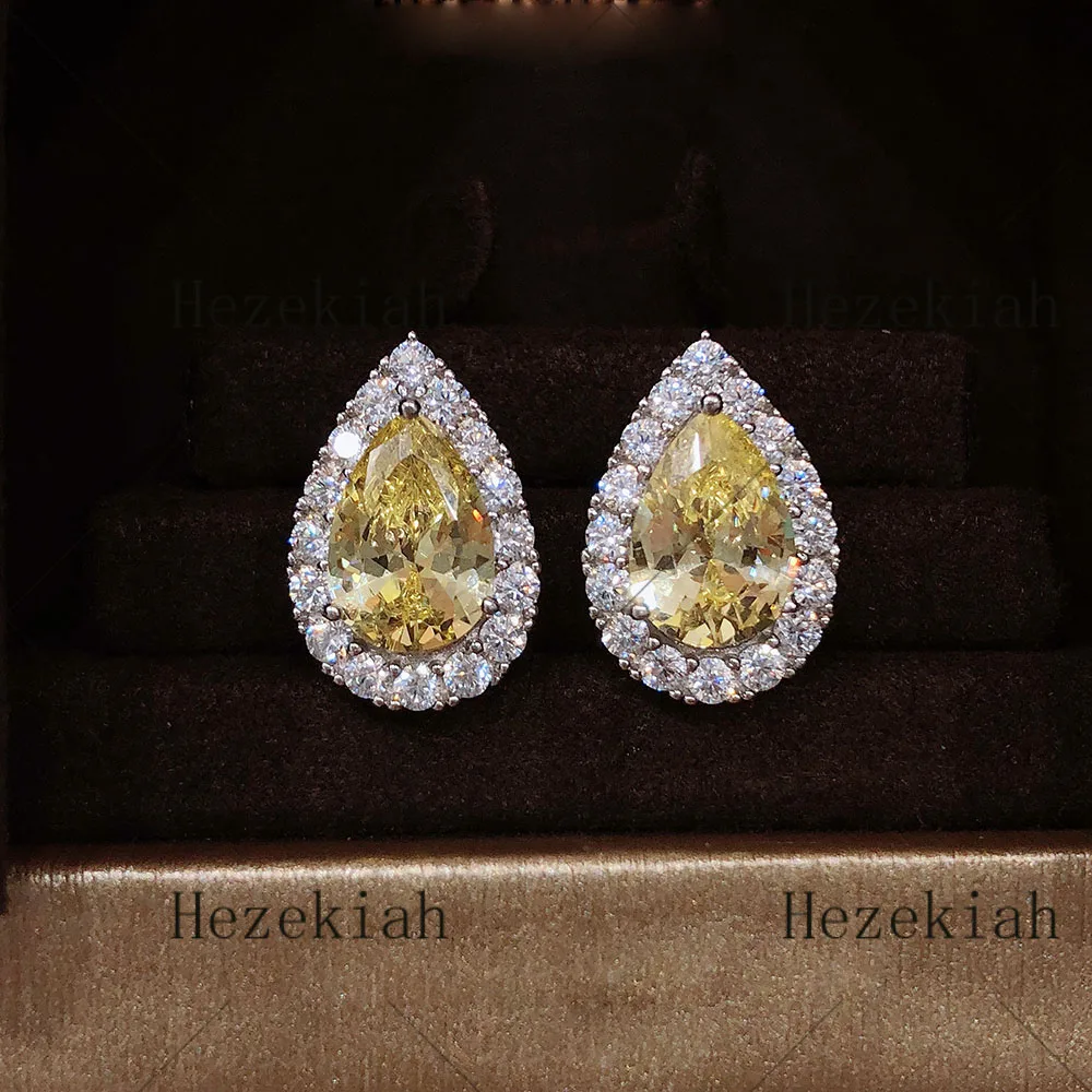 Hezekiah S925 Серебряные серьги-капельки высокого качества аристократические темпераментные женские серьги для выпускного вечера вечерние серьги